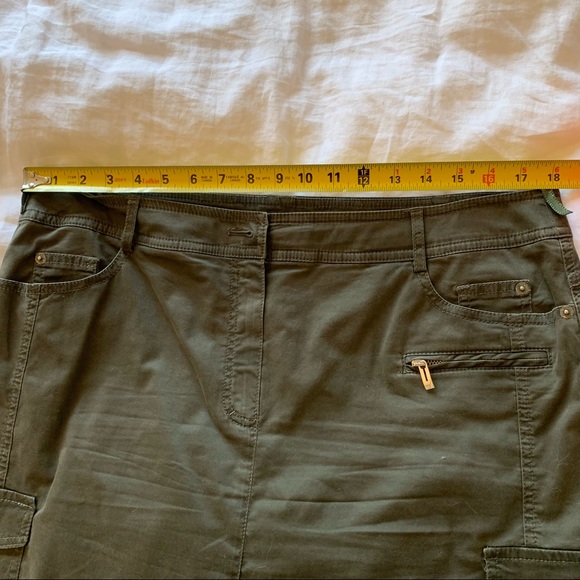 APANAGE GREEN CARGO SKIRT - Picture 4 of 4